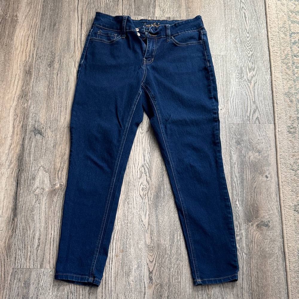 Dark Blue Ankle Jeans for Women
